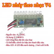 Mạch LED nháy theo nhạc V4 10 LED LM3915